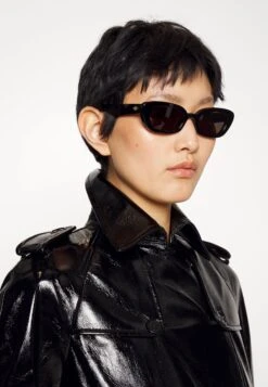 MICHAEL Michael Kors Faux Ptnt Trench - Trenchcoat - Black -Farfetch Winkel 0366bc03c3174e458675e8874df86c62