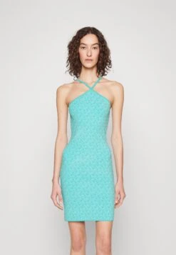 MICHAEL Michael Kors Dot Halter Dress - Etui-Jurk - Turquoise