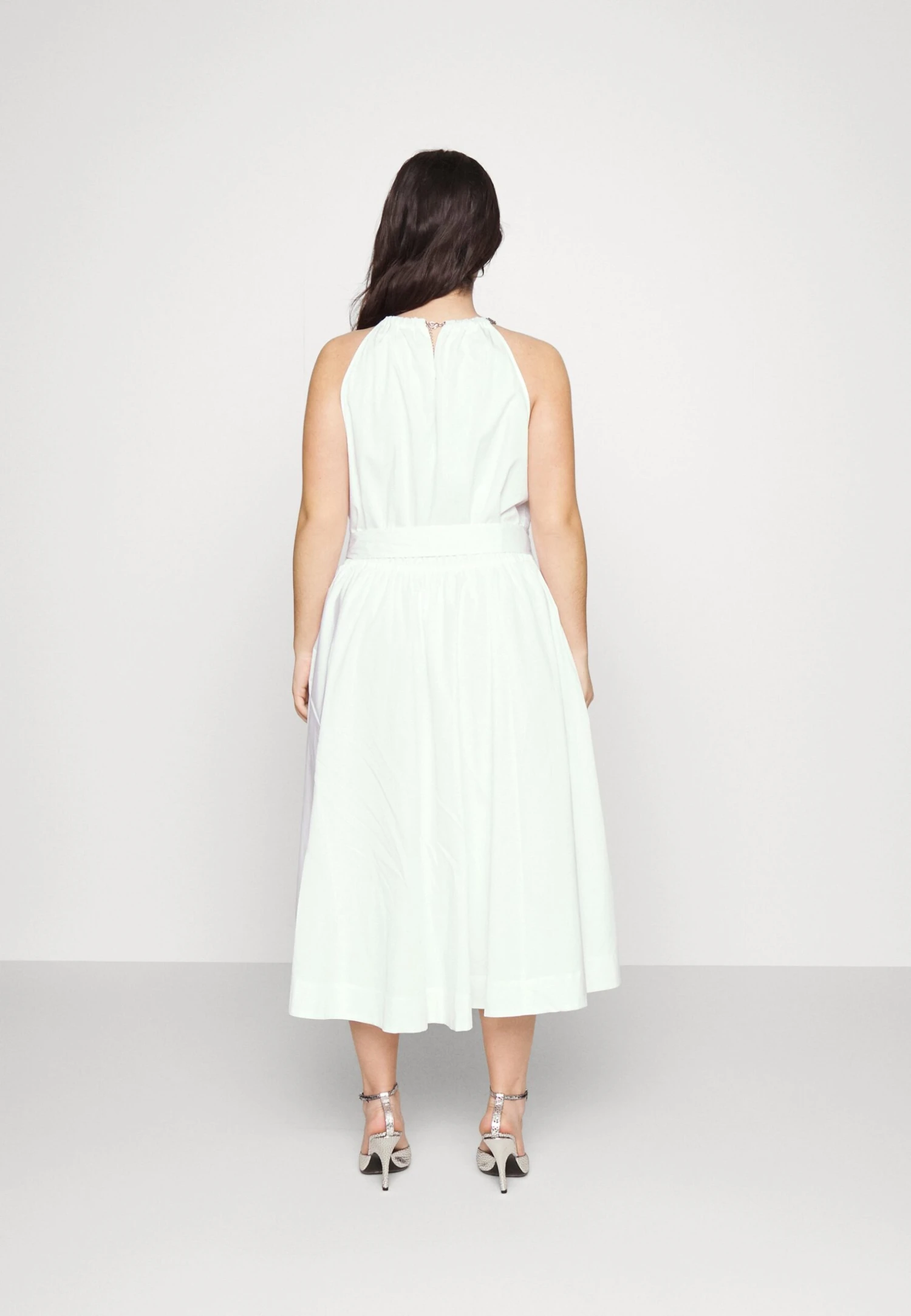 MICHAEL Michael Kors Chain Halter- Cocktailjurk - White 5 MICHAEL Michael Kors Chain Halter- Cocktailjurk - White - Afbeelding 3