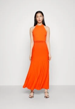 MICHAEL Michael Kors Halter Maxi Dress - Maxi-Jurk - Optic Orange
