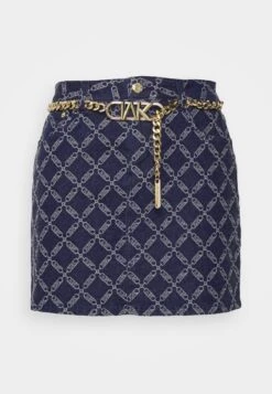 MICHAEL Michael Kors Chain Skirt - Jeansrok - Indigo Rinse -Farfetch Winkel 154245c2dce94fb99a4b1d337155f9ab