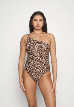 MICHAEL Michael Kors Wildcat Logo Ring Oneshould Onepiece - Badpak - Husk