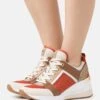 MICHAEL Michael Kors Georgie Trainer - Sneakers Laag - Bright Terracotta/Multi-Color/ 18K 2 MICHAEL Michael Kors Georgie Trainer - Sneakers Laag - Bright Terracotta/Multi-Color/ 18K -Farfetch Winkel 17d215539352429baf069fd141827ab9