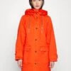 MICHAEL Michael Kors Chain Drawstring Anorak - Parka - Optic Orange -Farfetch Winkel 1ce4ca5b1e3840bcb0f6cd1bf219468b