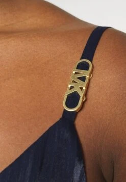 MICHAEL Michael Kors Iridescent Pleated Tank - Top - Midnightblue -Farfetch Winkel 1dd2c884364941c4848f6ac1ee927ab5