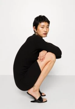 MICHAEL Michael Kors Mock Mini- Gebreide Jurk - Black -Farfetch Winkel 1f015bc766be459c9dea2b32c4ed97c5