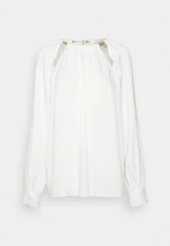 MICHAEL Michael Kors Chain Cut Out Top - Blouse - White -Farfetch Winkel 2000b6f312884e97be227c16a2a7413c