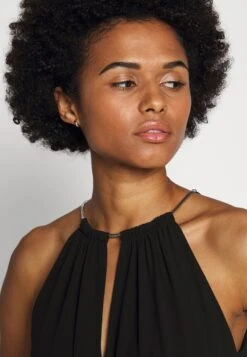 MICHAEL Michael Kors Chain Neck Midi Dress - Cocktailjurk - Black -Farfetch Winkel 205842e380ac41b6877b6e6a729a0534