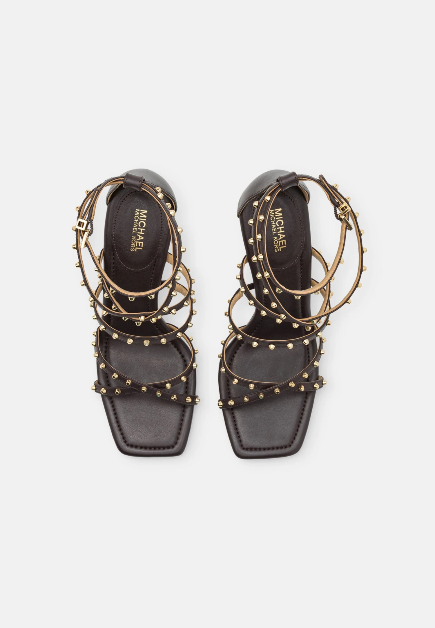 MICHAEL Michael Kors Imani Strappy- Sandalen - Chocolate 7 MICHAEL Michael Kors Imani Strappy- Sandalen - Chocolate - Afbeelding 5