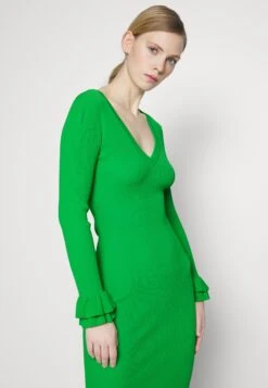 MICHAEL Michael Kors Ruffle Cuff- Cocktailjurk - Spring Green -Farfetch Winkel 2267dcb93a8246ac84c2559ea842ca2d