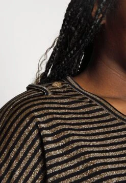 MICHAEL Michael Kors Stripe Snap Epaulette - T-Shirt Print - Gold 11 MICHAEL Michael Kors Stripe Snap Epaulette - T-Shirt Print - Gold -Farfetch Winkel 2374ab9035ee4a5eb4941b133ca221a8