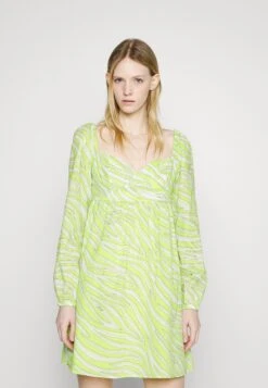 MICHAEL Michael Kors Zebra Mini- Jurk - Brt Limeade