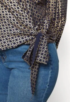 MICHAEL Michael Kors Chain Wrap- Blouse - Midnightblue 11 MICHAEL Michael Kors Chain Wrap- Blouse - Midnightblue -Farfetch Winkel 263e3d67c09840e580711422ebd8fe5c