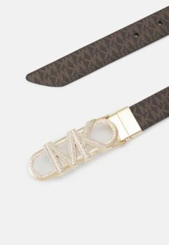 MICHAEL Michael Kors Reversible Belt - Riem - Brown/Black/Gold -Farfetch Winkel 27e3d87d8f5541e8a00481677313cde1