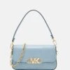 MICHAEL Michael Kors Parker Pouchette- Handtas - Pale Blue -Farfetch Winkel 2c5308034493469cb4f2340116ffb472