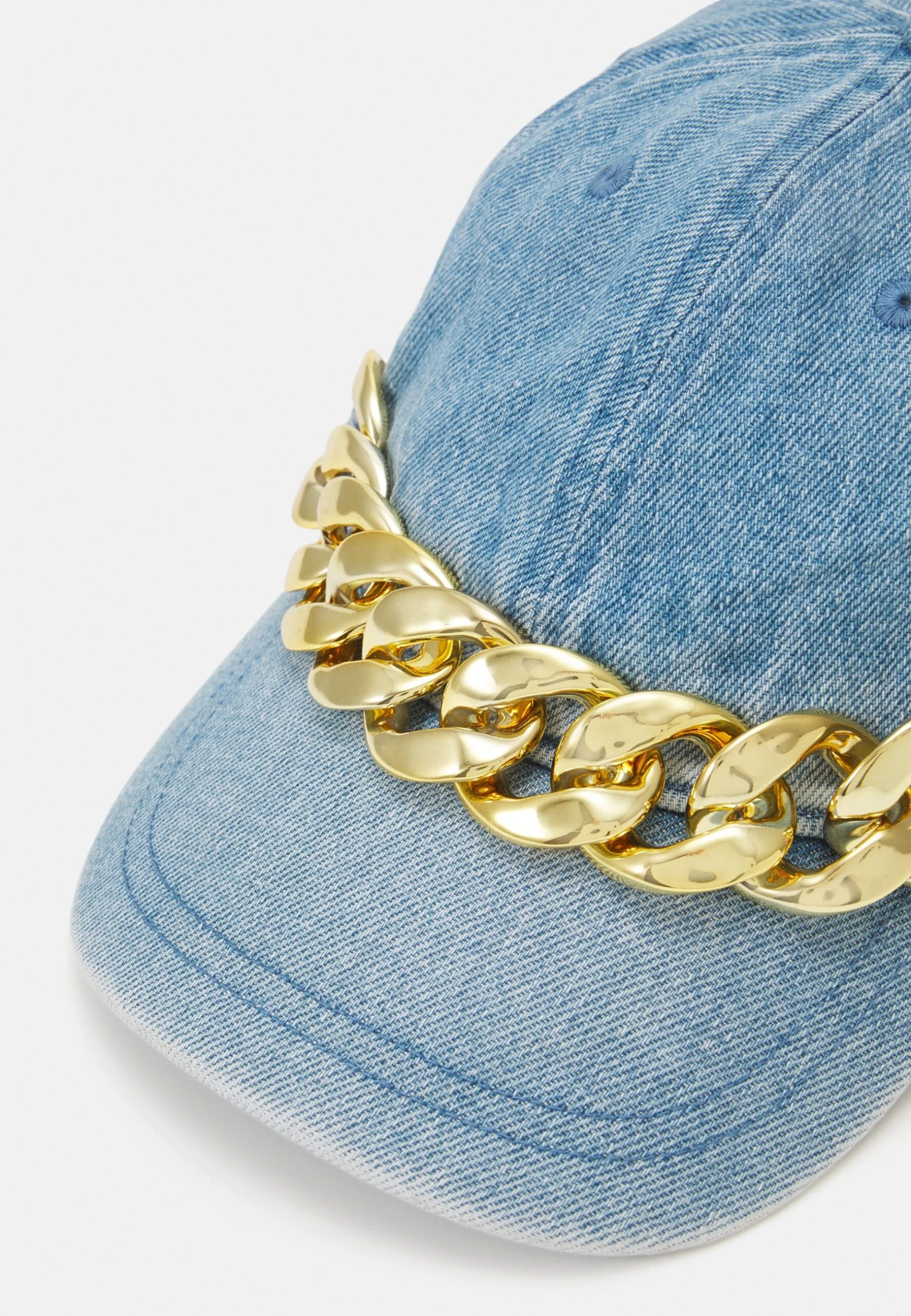 MICHAEL Michael Kors Chain Baseball - Pet - Angelbluewash 6 MICHAEL Michael Kors Chain Baseball - Pet - Angelbluewash - Afbeelding 4