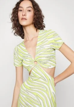 MICHAEL Michael Kors Zebra Oring - Maxi-Jurk - Limeade 11 MICHAEL Michael Kors Zebra Oring - Maxi-Jurk - Limeade -Farfetch Winkel 2e7c407bb9ad455bac7b94907d5b507f