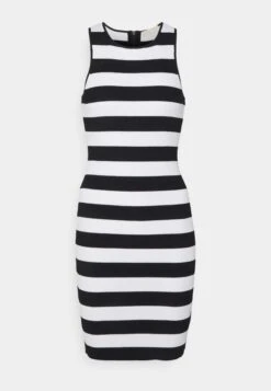 MICHAEL Michael Kors Stripe Mini Tank - Etui-Jurk - Black/White -Farfetch Winkel 2f53aa1acbfb479e81551456b94f225c