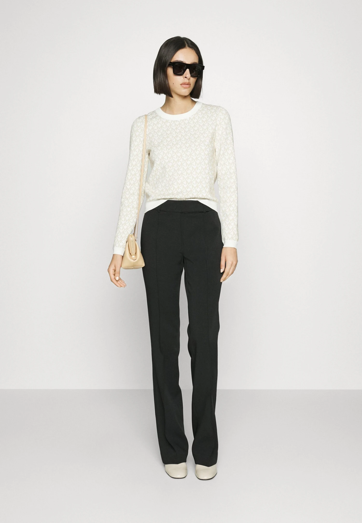 MICHAEL Michael Kors Mega Crew - Longsleeve - Bone 4 MICHAEL Michael Kors Mega Crew - Longsleeve - Bone - Afbeelding 2