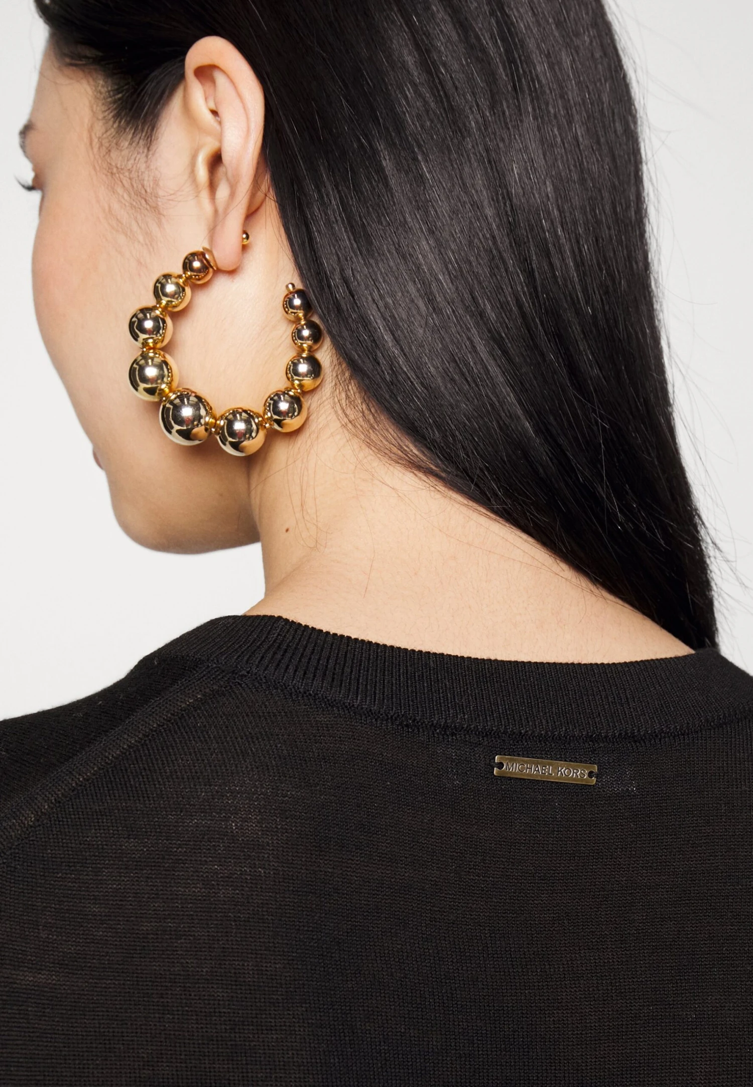 MICHAEL Michael Kors Button - Trui - Black 7 MICHAEL Michael Kors Button - Trui - Black - Afbeelding 5