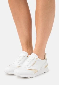 MICHAEL Michael Kors Allie Stride Trainer - Sneakers Laag - Optic White/Pale Gold