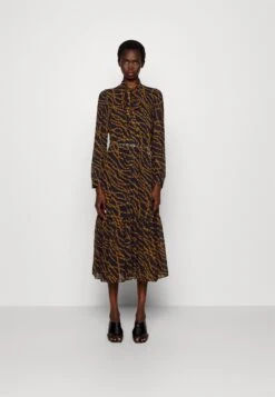 Farfetch Winkel 11 MICHAEL Michael Kors Bias Empire Midi Tie - Jurk - Marigold