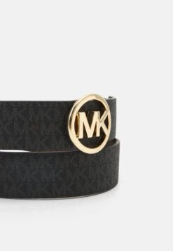 MICHAEL Michael Kors Logo Belt - Riem - Black/Brown/Gold -Farfetch Winkel 38f11d4835e042c99e52d4fec04565ef