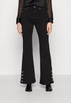 MICHAEL Michael Kors Selma Shank - Flared Jeans - Black