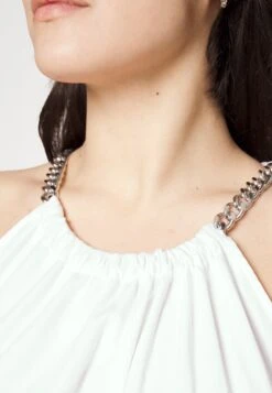 MICHAEL Michael Kors Chain Halter- Cocktailjurk - White 13 MICHAEL Michael Kors Chain Halter- Cocktailjurk - White -Farfetch Winkel 3d3cbbe9183c4077a15df03f41c29224