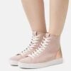 MICHAEL Michael Kors Edie Knit Top - Sneakers Hoog - Rose Gold -Farfetch Winkel 3d59a7c3416c4458be8d29e8818eb909