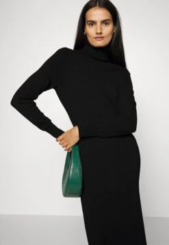 MICHAEL Michael Kors Easy Slit Midi - Jurk - Black -Farfetch Winkel 3f7f60e32a33461d8455f606b036bef3