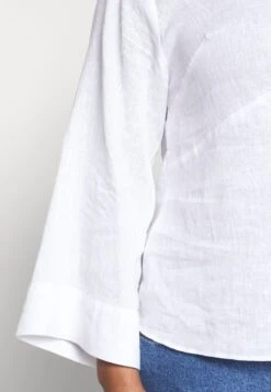 MICHAEL Michael Kors Solid Tie Blouse - Blouse - White -Farfetch Winkel 3f8fee0d30234f56b2e952408f794d2d