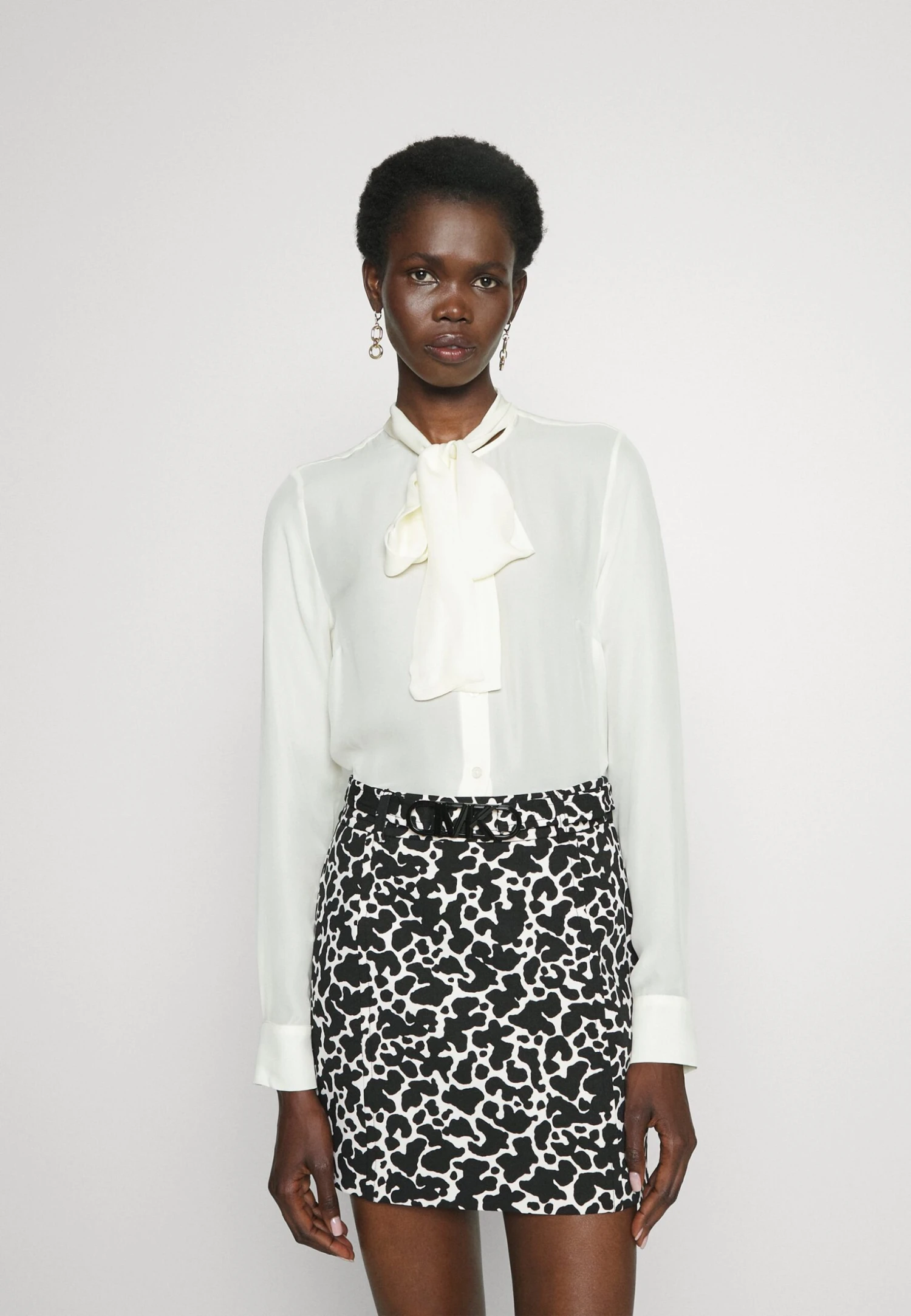 MICHAEL Michael Kors Bow Blouse - Overhemdblouse - Bone 3 MICHAEL Michael Kors Bow Blouse - Overhemdblouse - Bone