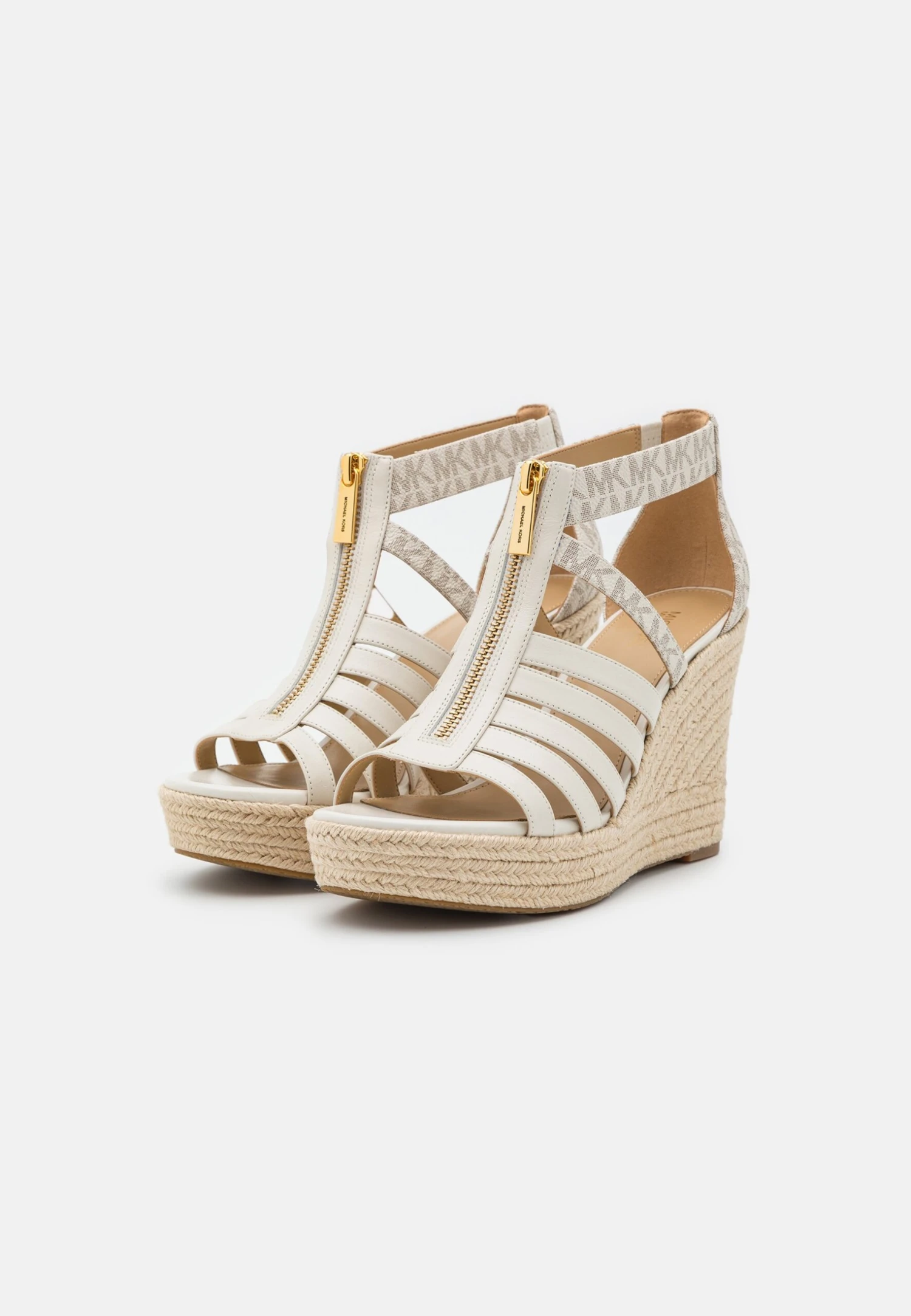MICHAEL Michael Kors Bradley Wedge - Sandalen Met Hoge Hak - Vanilla 5 MICHAEL Michael Kors Bradley Wedge - Sandalen Met Hoge Hak - Vanilla - Afbeelding 3