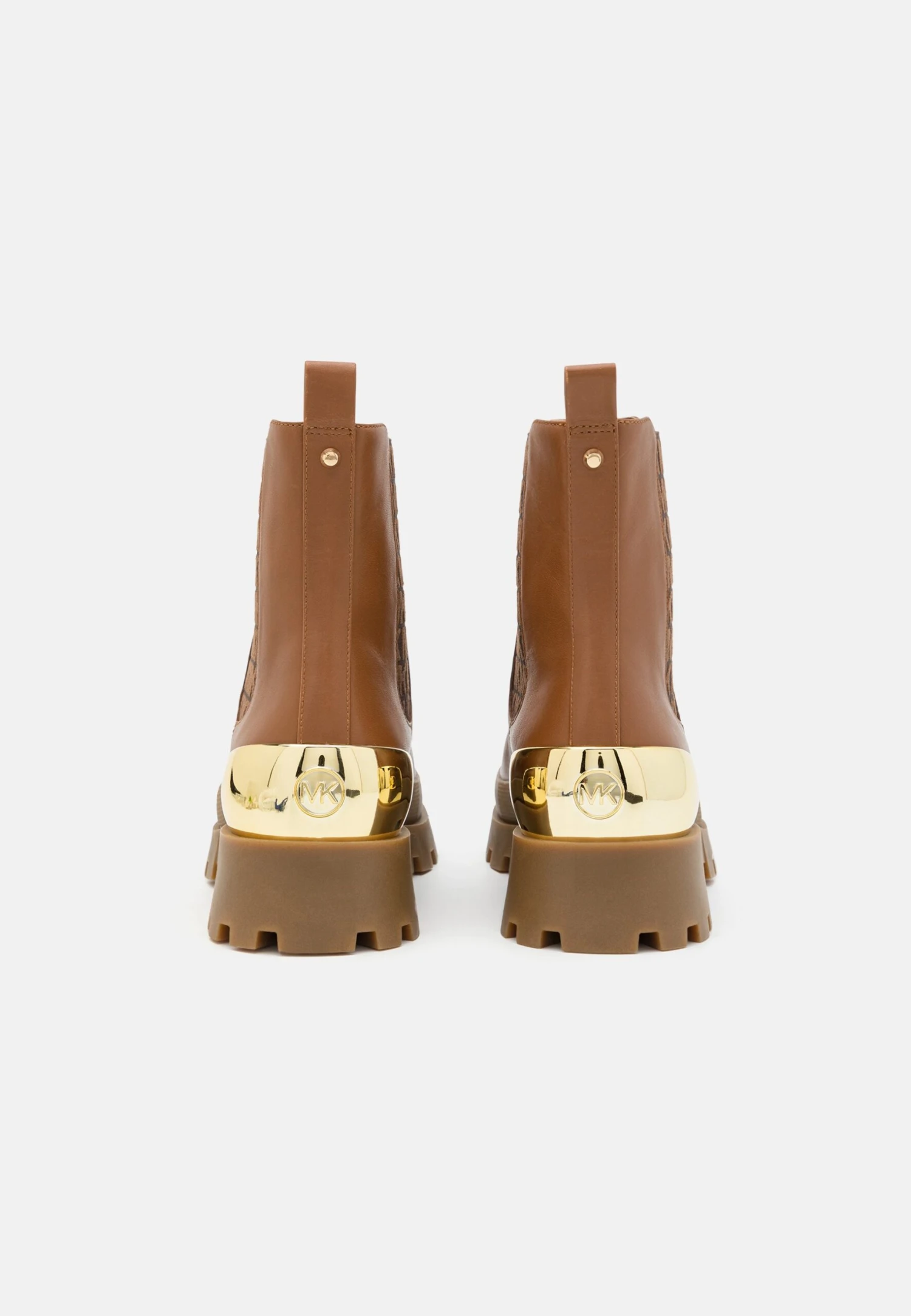 MICHAEL Michael Kors Rowan - Enkellaarsjes Met Plateauzool - Luggage 6 MICHAEL Michael Kors Rowan - Enkellaarsjes Met Plateauzool - Luggage - Afbeelding 4