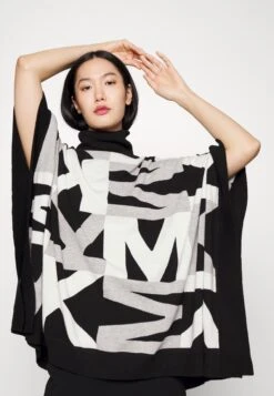 MICHAEL Michael Kors Illusion Check - Poncho - Black 14 MICHAEL Michael Kors Illusion Check - Poncho - Black -Farfetch Winkel 51e9c1b5bd3e492dbee433aa04bbfe8a