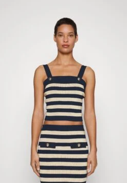 MICHAEL Michael Kors Eco Stripe Tank - Top - Midnightblue