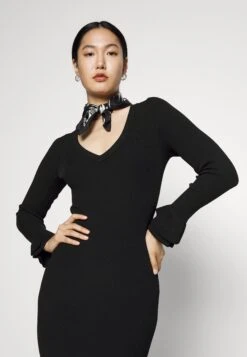 MICHAEL Michael Kors Ruffle Cuff- Cocktailjurk - Black -Farfetch Winkel 570d4eca75f34ee48230d5f6fb5051b6