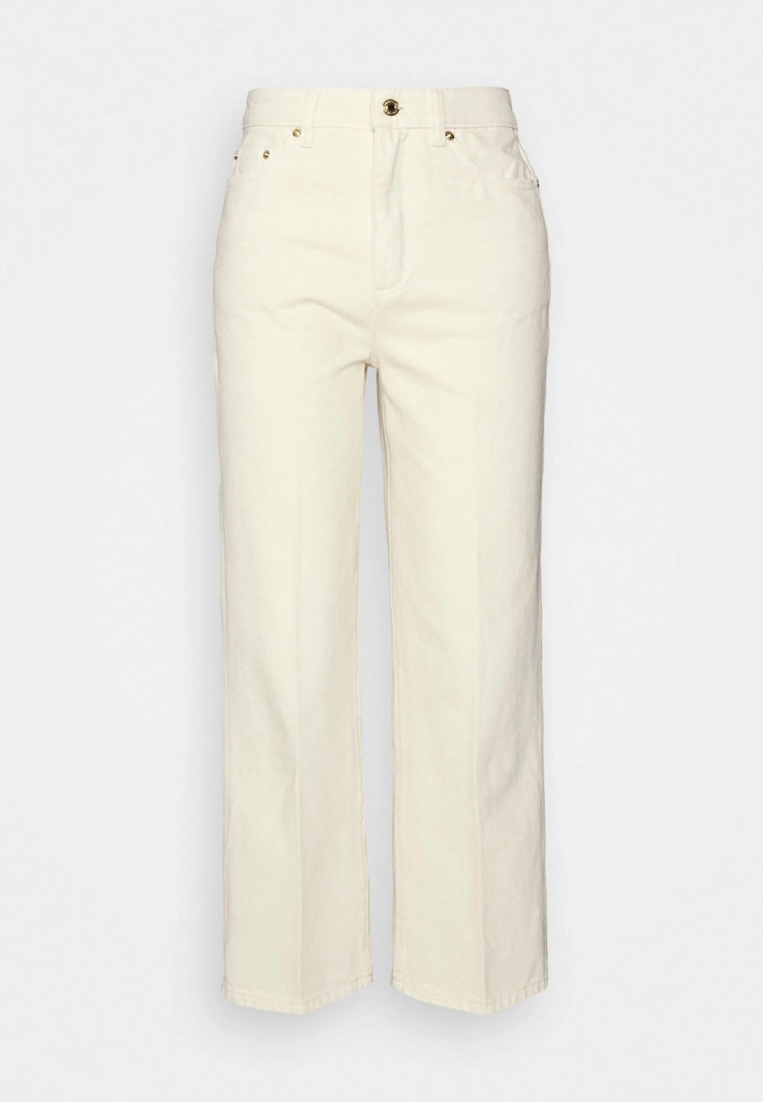 MICHAEL Michael Kors Crop- Straight Leg Jeans - Bone 6 MICHAEL Michael Kors Crop- Straight Leg Jeans - Bone - Afbeelding 4