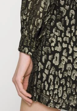 MICHAEL Michael Kors Cheetah Mini - Cocktailjurk - Black/Gold-Coloured -Farfetch Winkel 5d5d012563534f918586129d9b7eac26