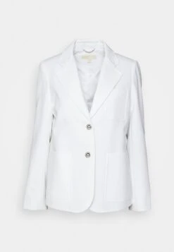 MICHAEL Michael Kors Patch Fitted Blazer - Blazer - White -Farfetch Winkel 5d8e69e45e614606bb9993566a5fcf8e