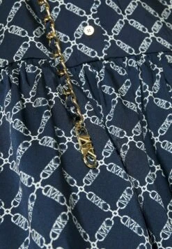 MICHAEL Michael Kors Empire Logo Tie - Blousejurk - Midnight Blue -Farfetch Winkel 5e12a44851d3413393e1bde0319a256c