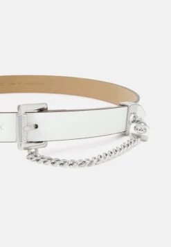 MICHAEL Michael Kors Chain Belt - Riem - Optic White/Silver-Coloured -Farfetch Winkel 5e51361d81e149879adaae9c541291c6