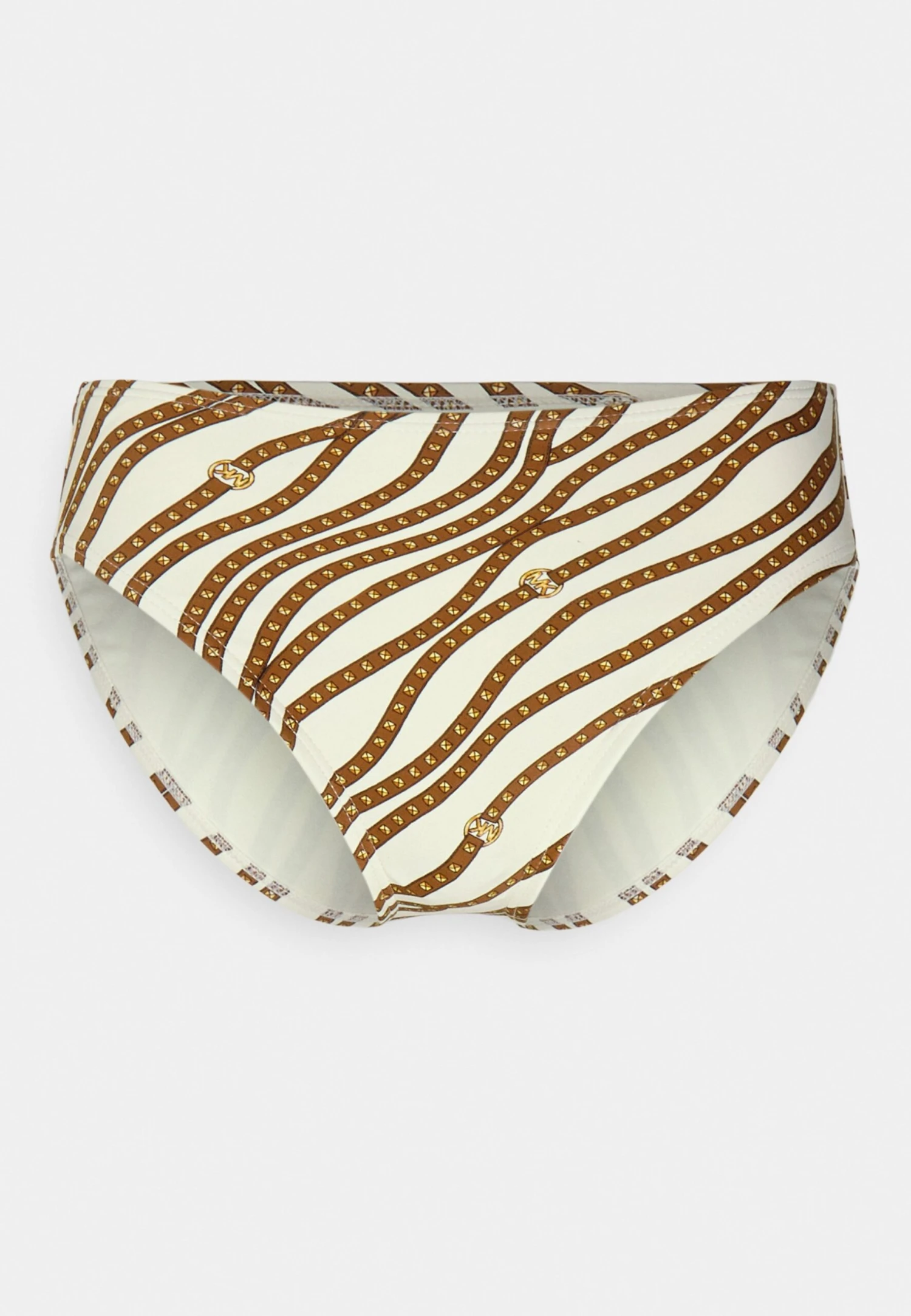 MICHAEL Michael Kors Diagonal Belt High Leg Bottom - Bikinibroekje - Bone 6 MICHAEL Michael Kors Diagonal Belt High Leg Bottom - Bikinibroekje - Bone - Afbeelding 4