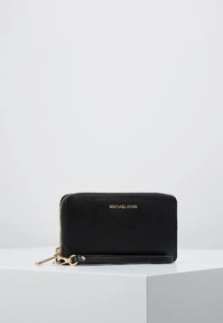 MICHAEL Michael Kors Jet Set Flat Case Crossgrain- Portemonnee - Black