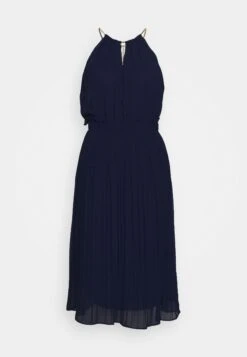 MICHAEL Michael Kors Chain Neck Midi Dress- Cocktailjurk - True Navy 14 MICHAEL Michael Kors Chain Neck Midi Dress- Cocktailjurk - True Navy -Farfetch Winkel 608feefba2504e139f65b80414c1e584