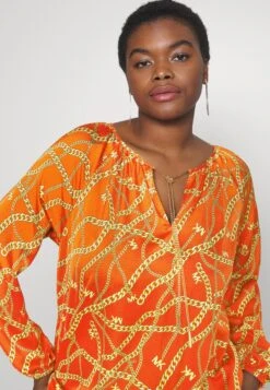 MICHAEL Michael Kors Logo - Blouse - Optic Orange -Farfetch Winkel 623e3b2320334819885445a77a875fca
