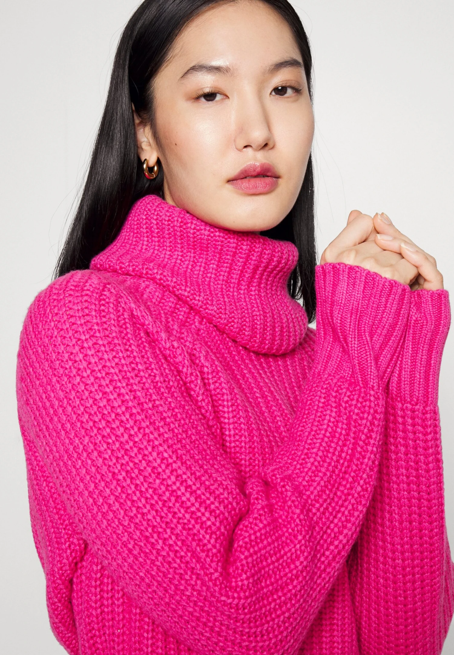 MICHAEL Michael Kors Detachable Snood- Trui - Cerise 7 MICHAEL Michael Kors Detachable Snood- Trui - Cerise - Afbeelding 5