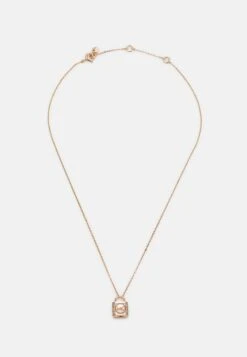 Michael Kors Lock Pendant Necklace - Ketting - Rose Gold-Coloured
