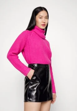 MICHAEL Michael Kors Patent Skirt - Minirok - Black -Farfetch Winkel 67449b206cc24c0ba680db98f2df6eee